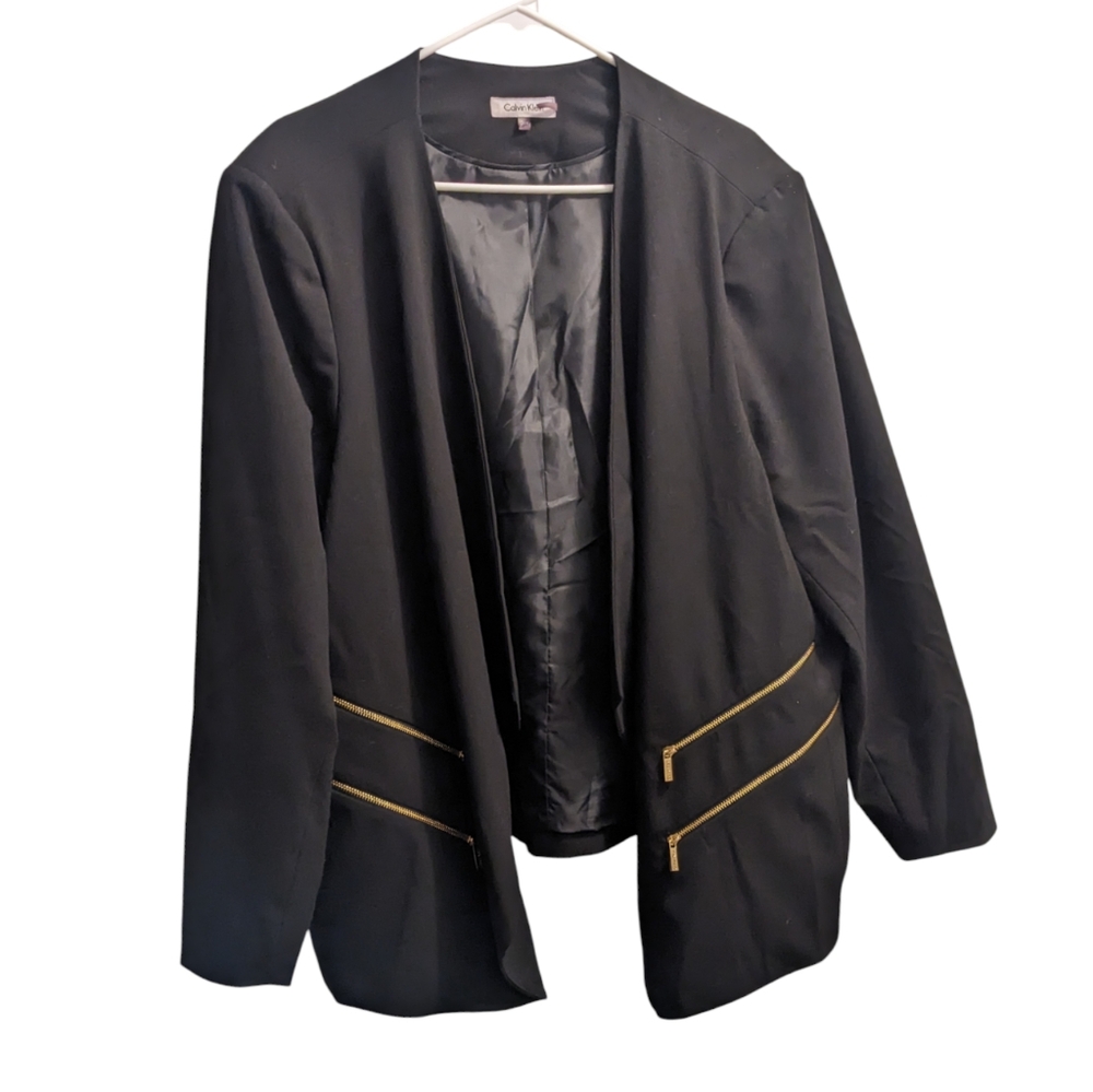 Calvin Klein Black Blazer/Suit Jacket 24W